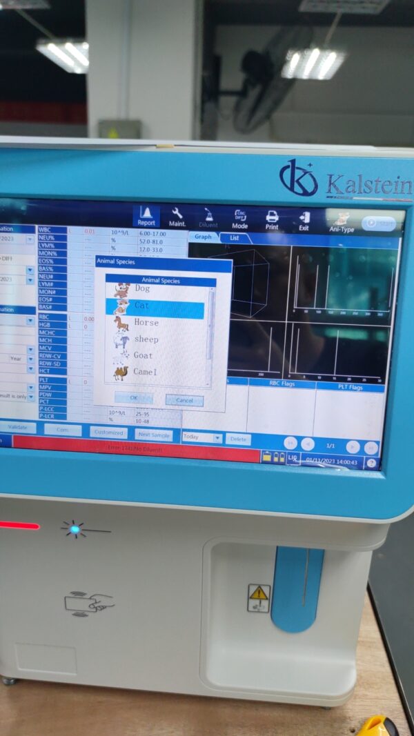 Analyseur d’hématologie vétérinaire modèle YR05122-V – Image 3
